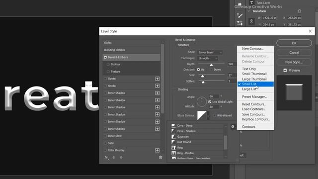 Chrome Text Effect in Photoshop | Photoshop Tutorial смотреть онлайн