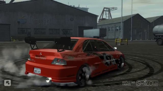 Grand Theft Auto IV - Mitsubishi Lancer Evolution VIII Mod смотреть онлайн