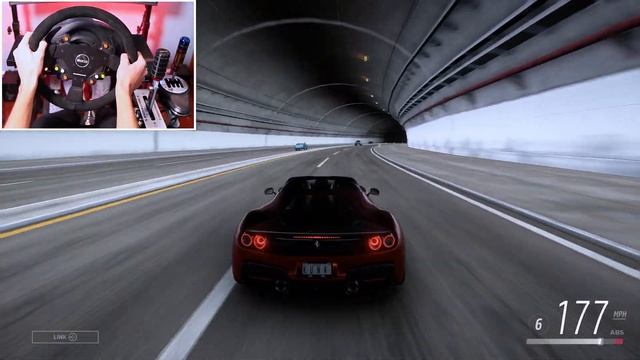 1000HP Ferrari J50 - Forza Horizon 5 (Steering Wheel + Shifter) Gameplay смотреть онлайн