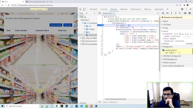 Grocery Store Application - 6. List orders | Python project tutorial Hindi смотреть онлайн