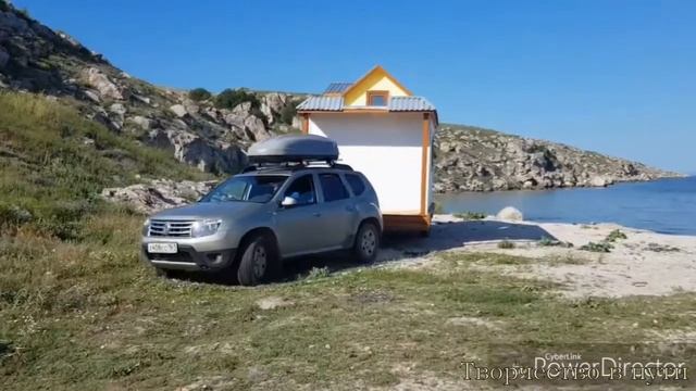 Как построить дом на колесах / Автодом своими руками / Tiny house смотреть онлайн