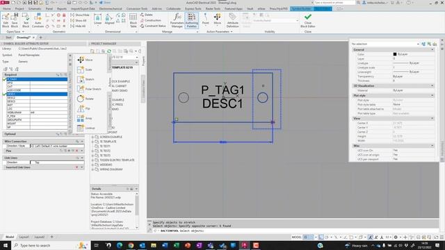 AutoCAD Electrical 2023 – Creating a Dynamic Nameplate смотреть онлайн