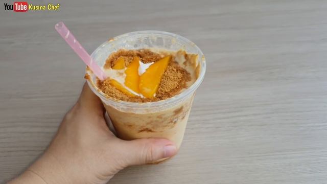 Mango Graham Shake | Mango Graham Smoothie | Mango Graham Float Ice Cream (easy dessert) смотреть онлайн