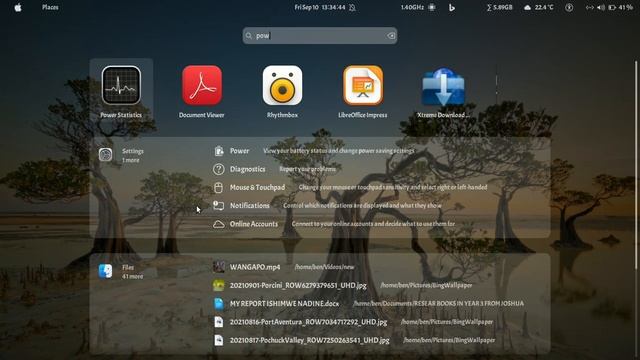 UBUNTU IMPISH INDRI WITH GNOME 41 BATTERY STATUS смотреть онлайн