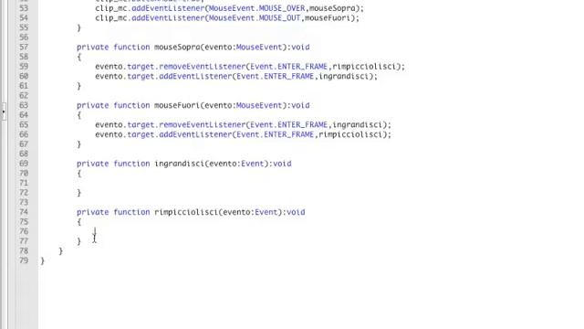 Videocorso Action Script 3.0 lezione 10 L'evento Enter Frame смотреть онлайн