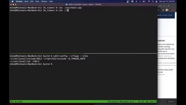 [Ep. 41] Build SDL2, SDL2 Mixer,and SDL2 ttf from source (Shown on Apple Mac M1) (using sdl2 config смотреть онлайн