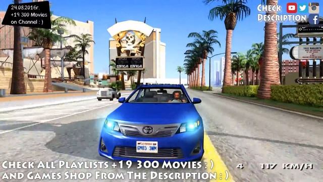 2013 Toyota Camry - GTA San Andreas 1440p / 2,7K _REVIEW смотреть онлайн