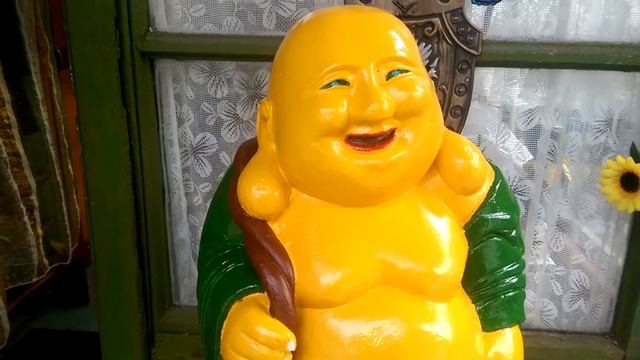 Статуэтка бога Хотей – внесите в свой дом изобилие Реставрация гипсовой статуэтки Часть 2 смотреть онлайн