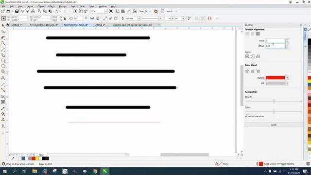Corel Draw Tips & Tricks Rounded ends on a line and save as default Part 4 смотреть онлайн