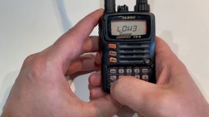 6. Рация YAESU VX-6 настройка мощности передатчика