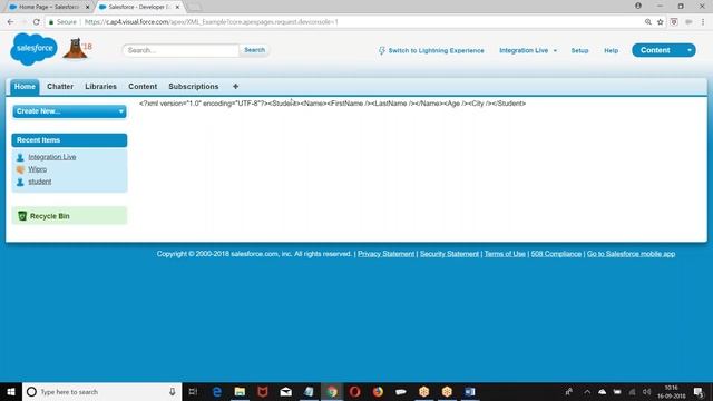 Salesforce Integration XML смотреть онлайн