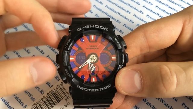 Настройка часов Casio G-SHOCK GA-120B-1A - инструкция от Watch-Forum.RU