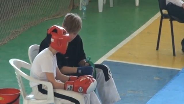 Котенёв - Дробков 3 ЛАЙТ 30.01.15 Кубок г.Симферополь по кикбоксингу WAKO, Республика Крым