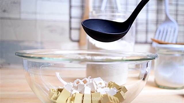 Lego Triple Layer Cheese Cake - Lego In Real Life 8 / Stop Motion Cooking & ASMR смотреть онлайн