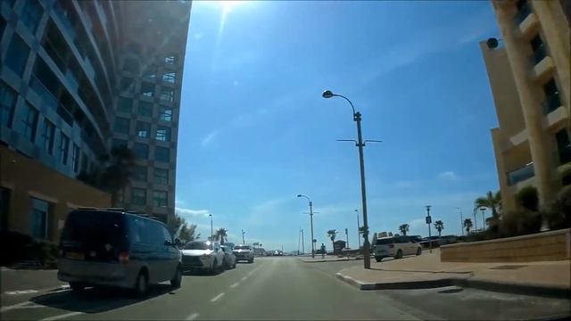 Израиль, Герцлия - дорога к морю... смотреть онлайн