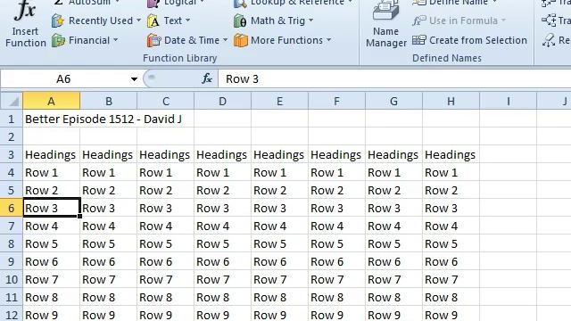 Excel - How To Move Rows On Excel Without Replacing Data - Episode 1587 смотреть онлайн
