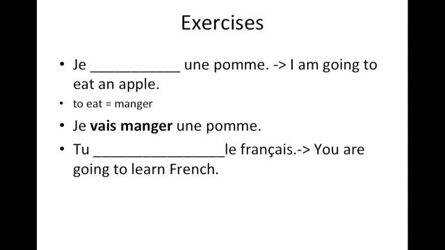 The going-to future in French смотреть онлайн