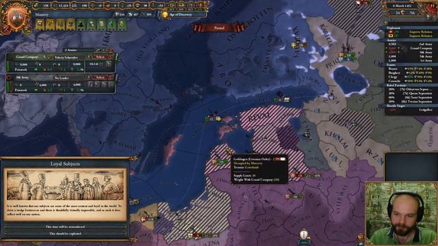 EU4 - Москва - 7 - Very Hard - (1.30.4, Захват Мира, WC, Московия, Muscovy, Europa Universalis 4)