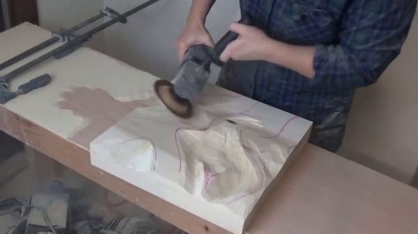 DIY Power Carved Wall Art | woodworking how to