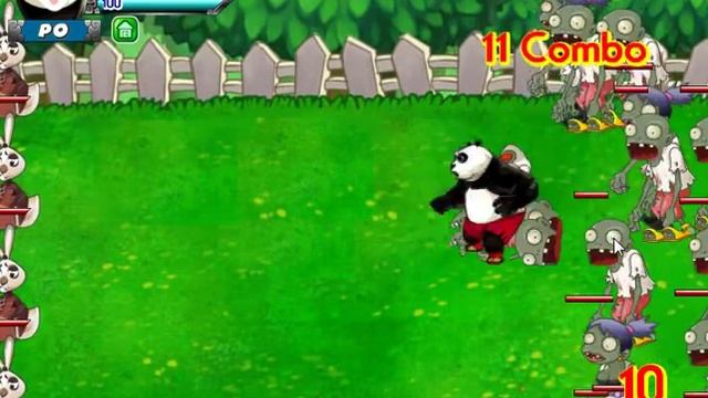 Panda vs Zombies (Панда против зомби) - прохождение игры смотреть онлайн