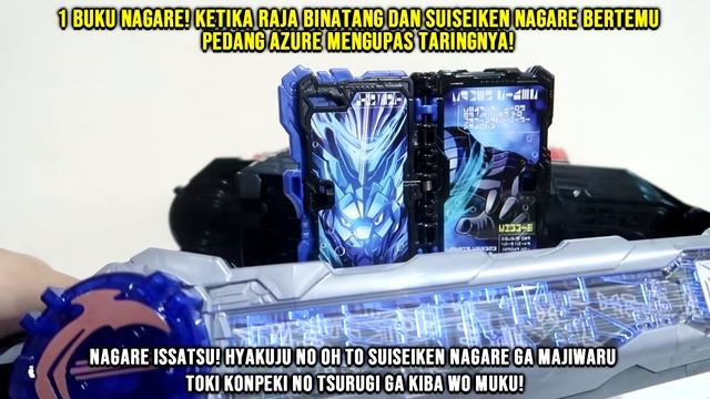REVIEW - DX LION SENKI WONDER RIDE BOOK + SUISEIKEN NAGARE EMBLEM KAMEN RIDER BLADES SABER смотреть онлайн