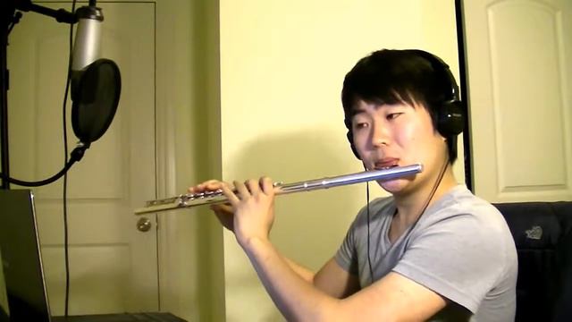 Yiruma River Flows in You Flute Cover by Fred Kim With Notes! смотреть онлайн