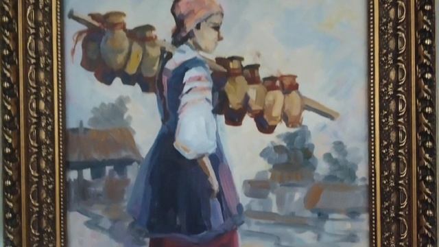 Как рисовать масляными красками "Русских красавиц ". Холст масло , живопись смотреть онлайн