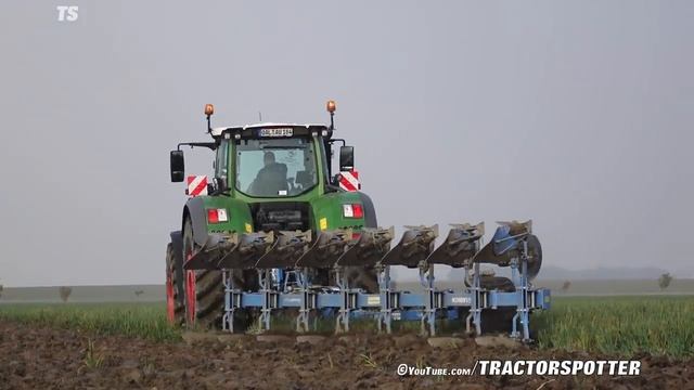 Fendt 1050 Vario + 8 Furrow Lemken Diamant 11 On-Land Plough | KMWP Ploegen / Pflügen