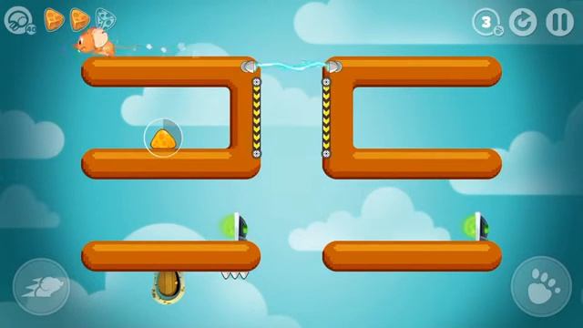 TripTrap, Game Room - Lvl 9, 3 cheese solution; Score: 11894 #triptrap смотреть онлайн
