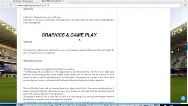 Amazing Rugby 15 Resource - Full Rugby 15 Gameplay, All Controls, All Gameplay Features