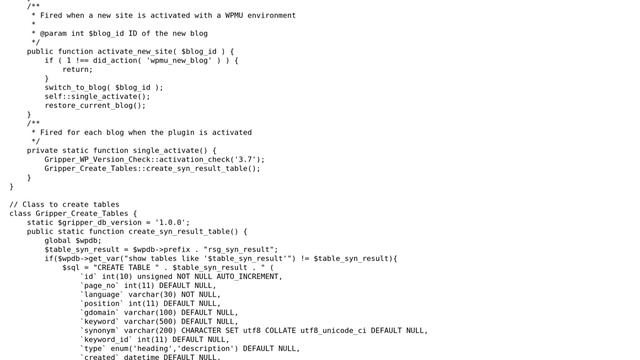 Wordpress: WordPress plugin won't create custom tables смотреть онлайн