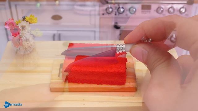 Classic Miniature Christmas Battenberg Cake Recipe - Mini Christmas Chocolate Cake | Mini Bakery смотреть онлайн