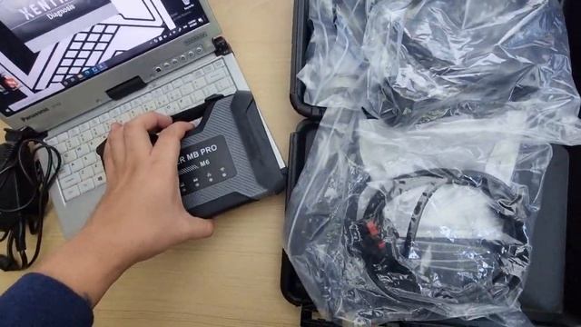 ESCANER XENTRY C6 MERCEDES BENZ CON LAPTOP CF C2 смотреть онлайн