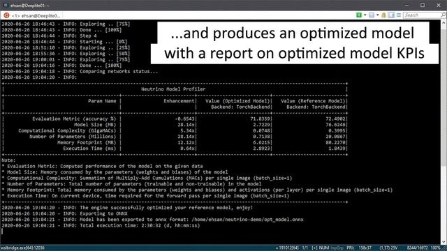 2020 Demo: Deeplite DNN Model Optimization Engine смотреть онлайн