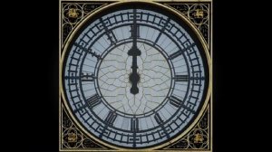 Big Ben (00:00) chimes and clock | Big Ben Digital