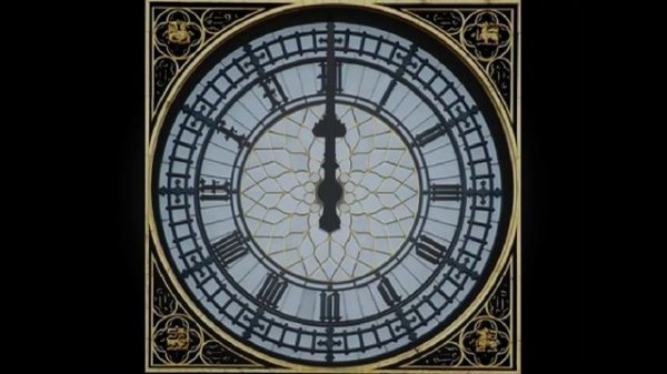 Big Ben (00:00) chimes and clock | Big Ben Digital
