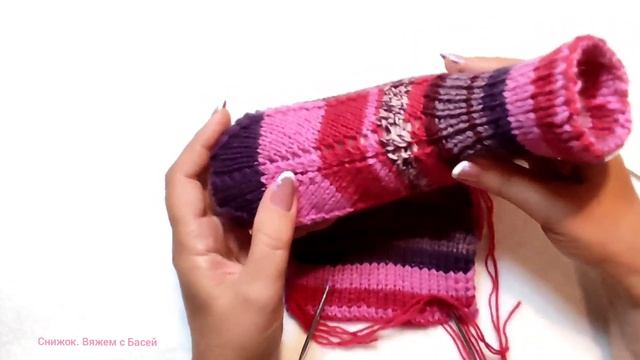 ? МК➡️Практичные детские носочки ? На двух спицах без шва на подошве. Размер 28-30 ? смотреть онлайн