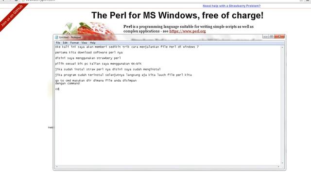 How to Launch Perl in Windows смотреть онлайн