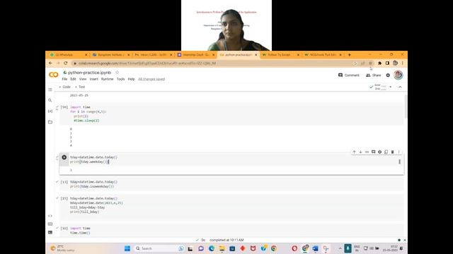 Import modules in python for date,time and Regular expression смотреть онлайн