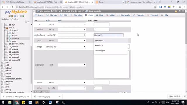 PHP: Project1: Bài 5. Hiển thị sản phẩm1 | V1Study.com смотреть онлайн