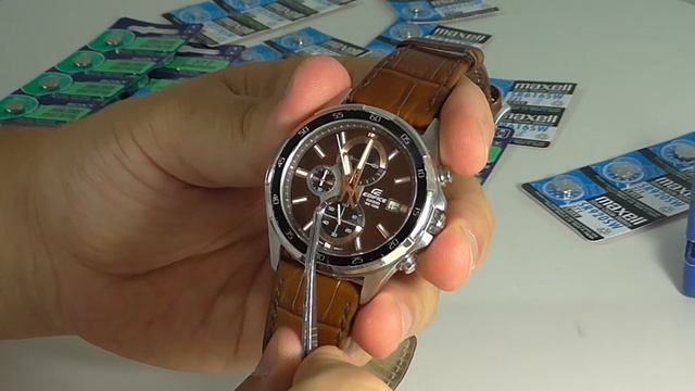 CASIO EDIFICE – батарейка и обнуление хронографа