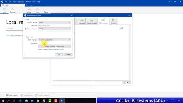 Descargar instalar y configurar sourceTree con mi cuenta de gitLab смотреть онлайн