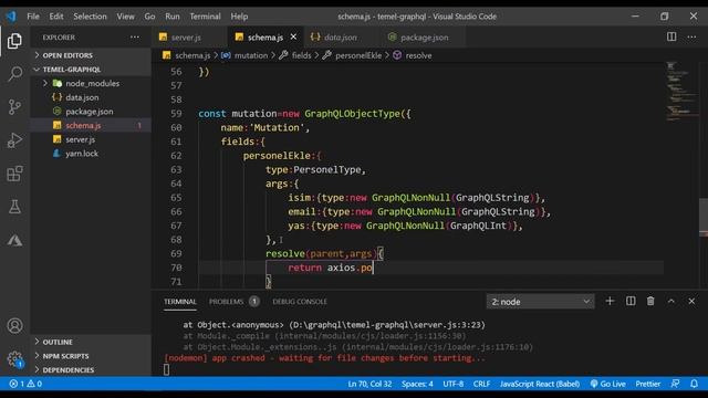 #7 Mutation Oluşturma [Temel GraphQL] смотреть онлайн