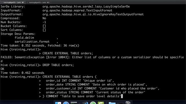 Creating External Tables in Hive смотреть онлайн