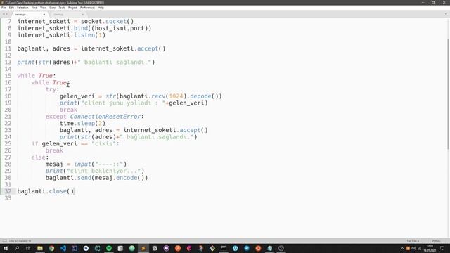 Chat Uygulaması - Python ile Basit Projeler смотреть онлайн