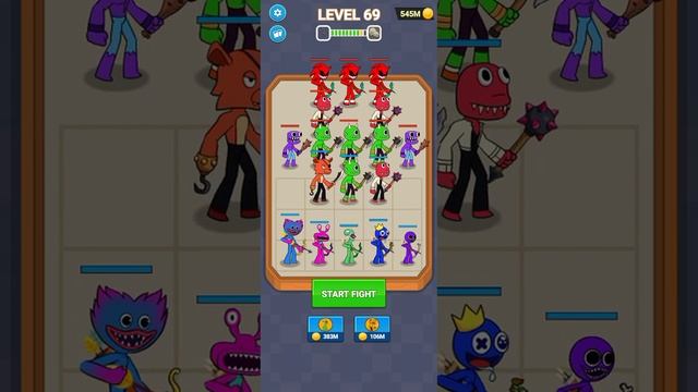 merge Rainbow Friend Game ? op Gameplay ? смотреть онлайн