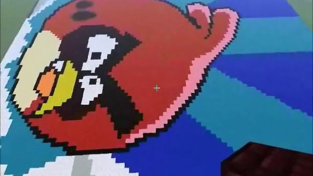HUGE Minecraft Angry Birds MEGA Pixel Art смотреть онлайн