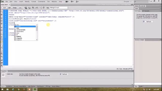 How to link CSS and java file to htm смотреть онлайн