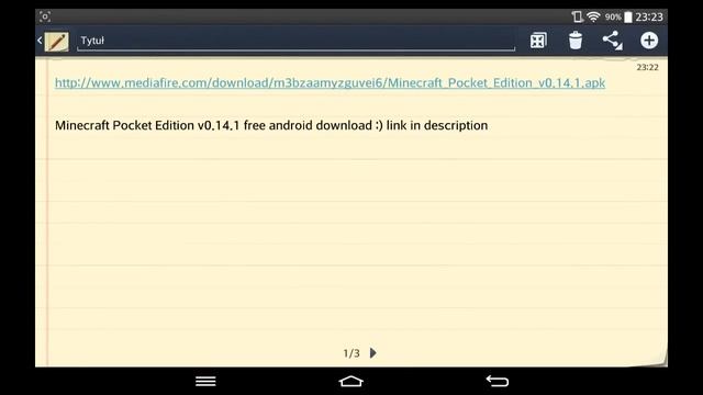 Minecraft Pocket Edition v0.14.1 Android free download смотреть онлайн