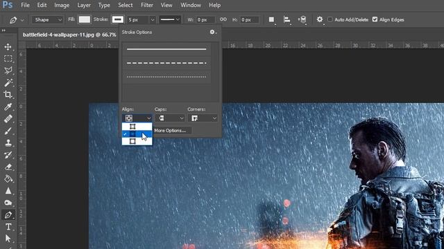 Photoshop Pen Tool Stroke Path (Custom Vector Strokes)
